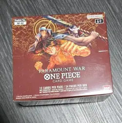 One Piece Card Game TCG OP-02 Paramount War Booster Box English No Seal - Image 1