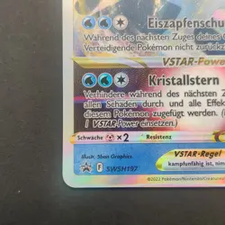 Pokemon TCG Karte - Glaziola VSTAR | SWSH197 | Black Star Promo | Deutsch | NM - Image 4