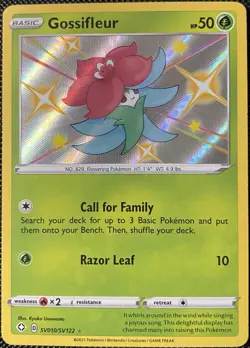 Gossifleur SV010/SV122 Shining Fates: Shiny Vault Holo - Pokemon Card - Image 1