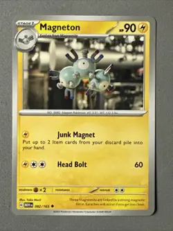 Pokemon TCG * Scarlet & Violet 151 Card * 082/165 Magneton Uncommon * FRESH PK - Image 1