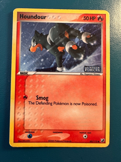Pokemon Card - Houndour Unseen Forces Stamped 60/115 Common Reverse Holo - Image 1