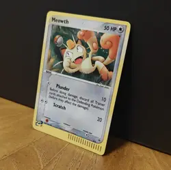Pokemon TCG Meowth 013 EX Sandstorm Regular 50HP Plunder Scratch Card - Image 2