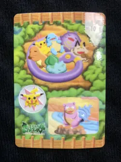 Pokemon Card Sealdass Fancy Graffiti Pikachu #10 1998 Bandai #230626 - Image 1