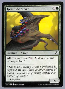 Gemhide Sliver - 205 - Time Spiral Remastered (TSR) MTG - Image 3