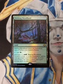 MTG Shifting Woodland FOIL Modern Horizons 3 Rare Land NM-M x1 - Image 1