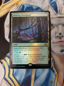 MTG Shifting Woodland FOIL Modern Horizons 3 Rare Land NM-M x1 - Image 2