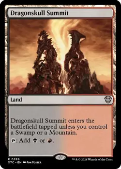 MTG Outlaws of Thunder Junction Commander - Dragonskull Summit - Image 1