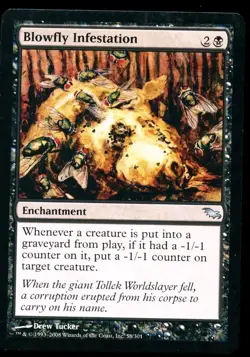 1x MTG Blowfly Infestation - Shadowmoor! NM Mint SHIPS FAST! - Image 1