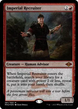 MTG - Imperial Recruiter (Foil Etched) - Modern Horizons 2 - Image 1