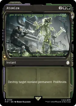 Atomize (Showcase) 338 LP Foil Universes Beyond: Fallout MTG EN - Image 1