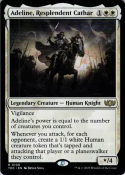 MTG Adeline, Resplendent Cathar (108) | NM | Cmd: Tarkir: Dragonstorm {TDC} - Image 1