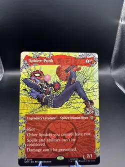 MTG Marvel's Spiderman Spider-Punk R (0210) (Borderless) Non-foil - Image 1