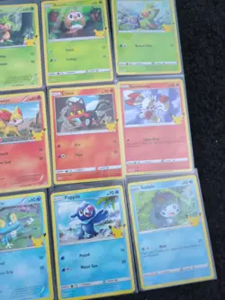 Pokemon 25th Anniversary McDonalds Promo Complete Master Set Non-Holo 25 cards - Image 4