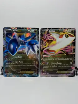 Pokemon TCG Latias Ex 85/116 & Latios XY72 Plasma Freeze Ultra Rare - Image 1