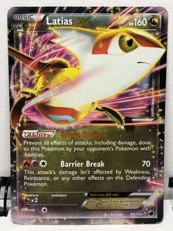 Pokemon TCG Latias Ex 85/116 & Latios XY72 Plasma Freeze Ultra Rare - Image 5