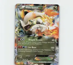 Pokemon TCG White Kyurem EX 101/113 ULTRA RARE Holo Legendary Treasures - NM - Image 1
