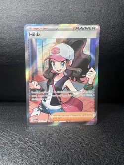 Pokemon TCG Hilda 164/086 Full Art Trainer White Flare - Image 1