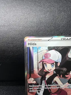 Pokemon TCG Hilda 164/086 Full Art Trainer White Flare - Image 2