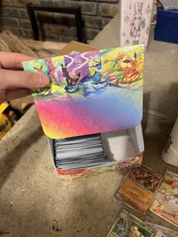Pokemon TCG Bulk Lot Prismatic Evolutions Master Ball, Holos, Tins, And Binder - Image 4