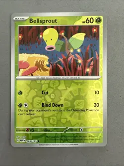 Pokemon TCG * Scarlet & Violet 151 * 069/165 Bellsprout C * REVERSE HOLO * NM - Image 1