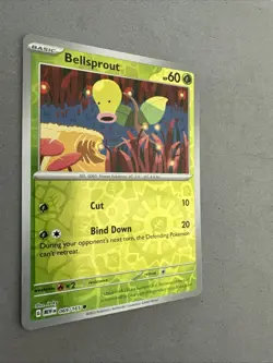 Pokemon TCG * Scarlet & Violet 151 * 069/165 Bellsprout C * REVERSE HOLO * NM - Image 2