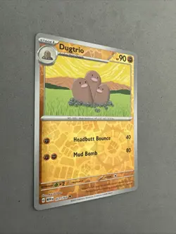 Pokemon TCG * Scarlet & Violet 151 * 051/165 Dugtrio U * REVERSE HOLO * NM - Image 2