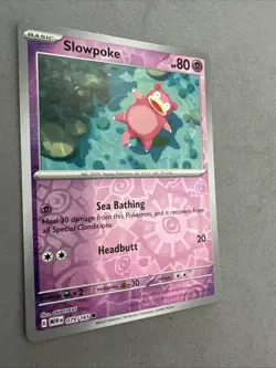 Pokemon TCG * Scarlet & Violet 151 * 079/165 Slowpoke C * REVERSE HOLO * NM - Image 2