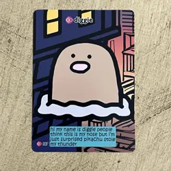 Diggie Pokiebubies V2 1st Edition Fan Art 167 Chef Ken Lee Pokemon Diglett Derpy - Image 1