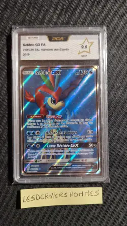 Carte Pokemon "Keldeo GX FA 219/236" - Gradee PCA 9,5 - Image 1