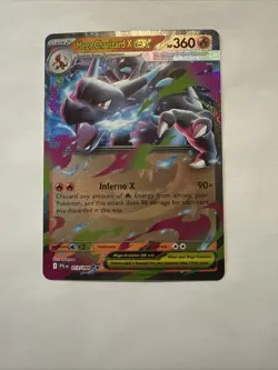 Mega Charizard X EX 013/094 Phantasmal Flames Holo Double Rare Pokemon TCG - Image 1