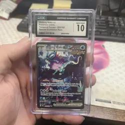 CGC 10 Walking Wake EX 205/162 Pokemon Temporal Forces 2024 English - Image 1
