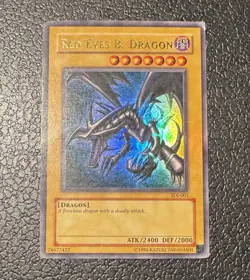 Yu-Gi-Oh! Red-Eyes B. Dragon SDJ-001 Ultra Rare Holo HP - Image 1