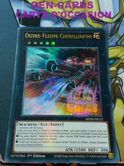 CARTE Yu Gi Oh OUVRE-FLEUVE CHENILLINFINI MP20-FR212 1ere edition - Image 1