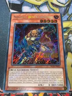 CARTE Yu Gi Oh NOXIOUS, BETE GLADIATEUR BLLR-FR021 1ere edition - Image 1