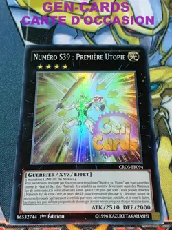 CARTE Yu Gi Oh NUMERO S39 : PREMIERE UTOPIE CROS-F0R94 1ere edition - Image 1