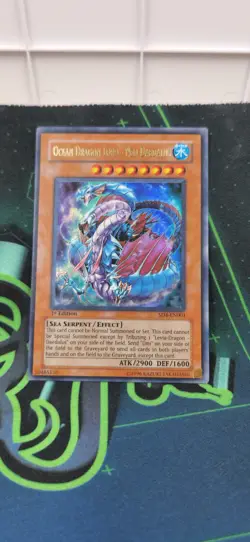 Ocean Dragon Lord Neo-Daedalus SD4-EN001 1st Edition Yu-Gi-Oh Corrected Text - Image 2