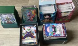 Dragonball Z TCG Mixed Bundle Cards Lot - 45 + Foils / Deck Box / 100’s Commons - Image 2