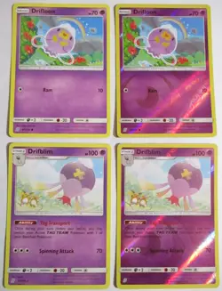 Drifloon 80/236 Drifblim 81/236 Non & Reverse Holo Unified Minds 4 Pokemon Card - Image 1