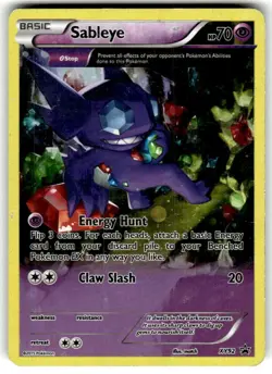 Sableye XY92 XY Full Art Black Star Promo Holo Pokemon Card MP - Image 1