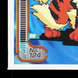 Arcanine Amada Sticker Collection Attack Set 1 NM Japanese Pokemon Card TCG - Image 4