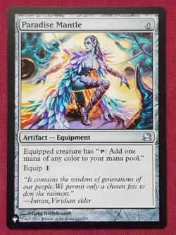 Magic The Gathering THE LIST - MODERN MASTERS 2013 PARADISE MANTLE card MTG - Image 1