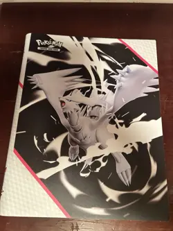 Pokemon White Flare Binder With Cards Common, Reverse holo & Holo! Not Full Set - Image 1