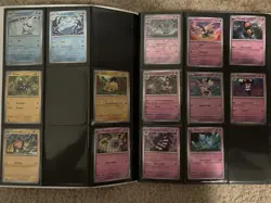 Pokemon White Flare Binder With Cards Common, Reverse holo & Holo! Not Full Set - Image 4