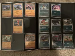 Pokemon White Flare Binder With Cards Common, Reverse holo & Holo! Not Full Set - Image 5