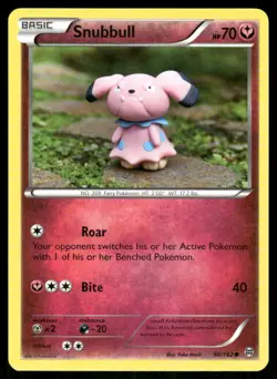 Pokemon Cards Snubbull 98/162 BREAKthrough XY Common NM - Image 1