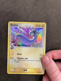Dratini 65/113 EX Delta Species Stamped 2005 Reverse Holo Pokemon Card TCG - Image 2