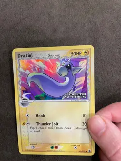 Dratini 65/113 EX Delta Species Stamped 2005 Reverse Holo Pokemon Card TCG - Image 4