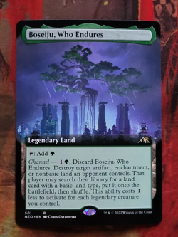 MTG Card: Boseiju, Who Endures (Kamigawa: Neon Dynasty) EXTENDED ART - Image 1