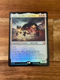 Appa, Steadfast Guardian - Avatar Magic MTG TLA 010 FOIL - Image 1