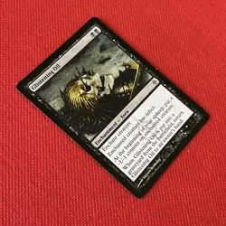 MTG “GLISTENING OIL” New Phyrexia Reg Rare 62/175 Light Play *Ships Free** - Image 2